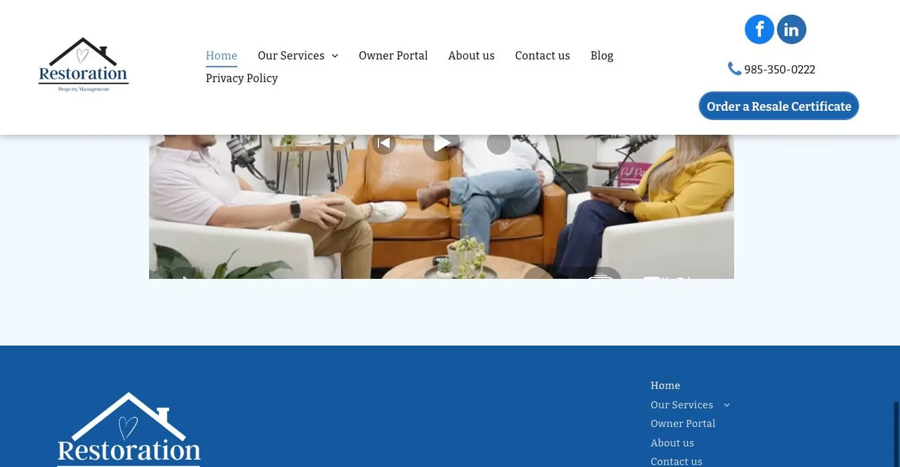 Restoration Property Management cover
