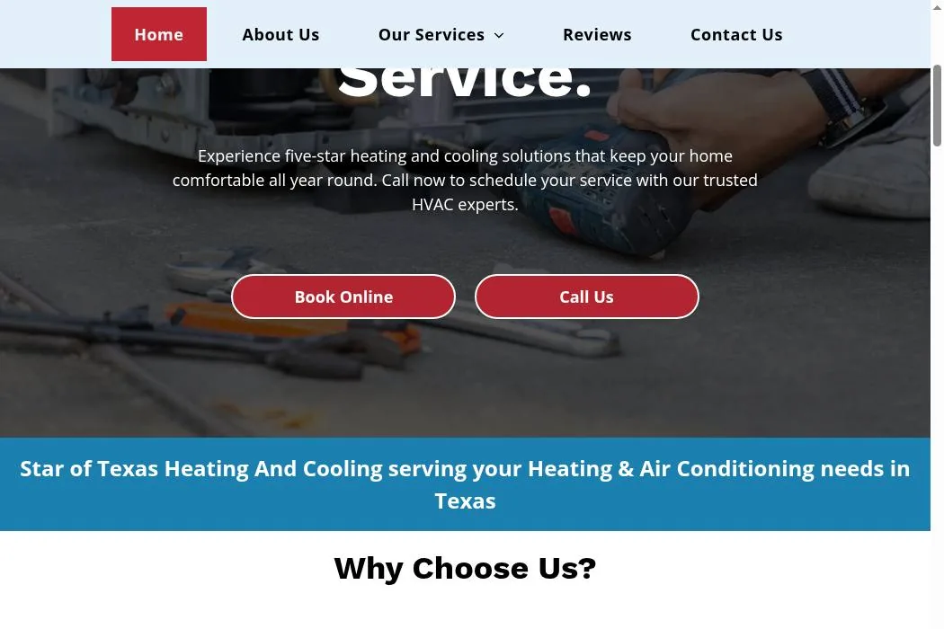 Star of Texas Heating And Cooling cover