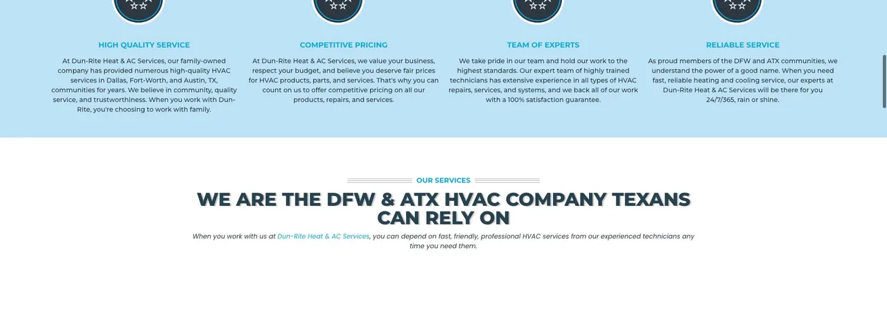 Dun‑Rite Heat & AC Services cover