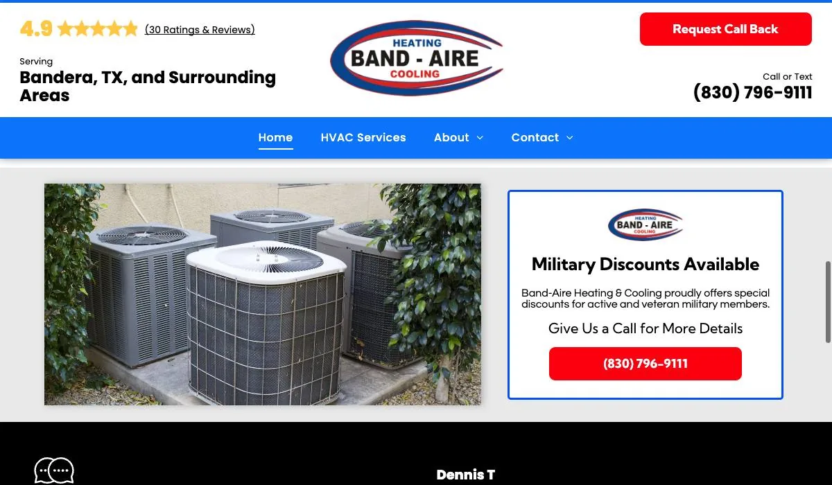Band-Aire Heating & Cooling cover