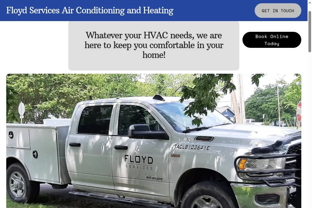 Floyd Services Air Conditioning and Heating cover