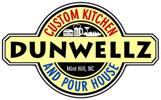 DUNWELLZ CUSTOM KITCHEN AND POUR HOUSE logo