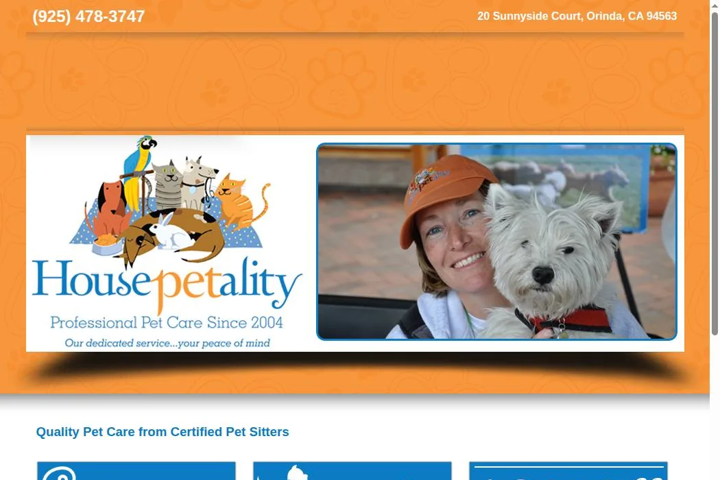 Housepetality Professional Pet Care cover