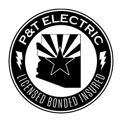 P and T Electric logo