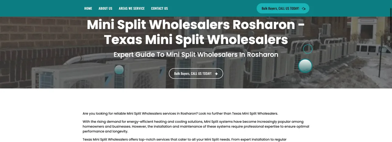 Texas Mini Split Wholesalers cover
