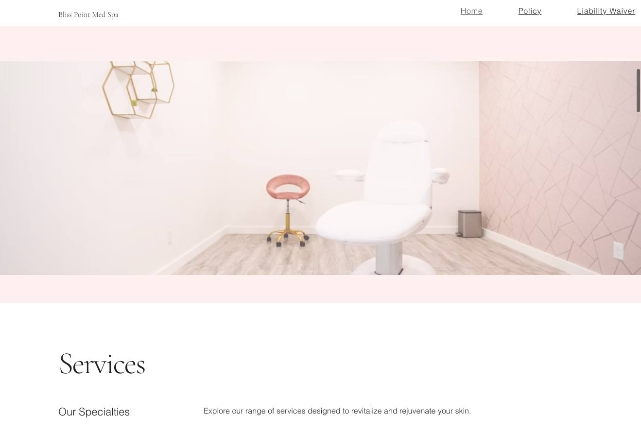 Bliss Point Med Spa cover