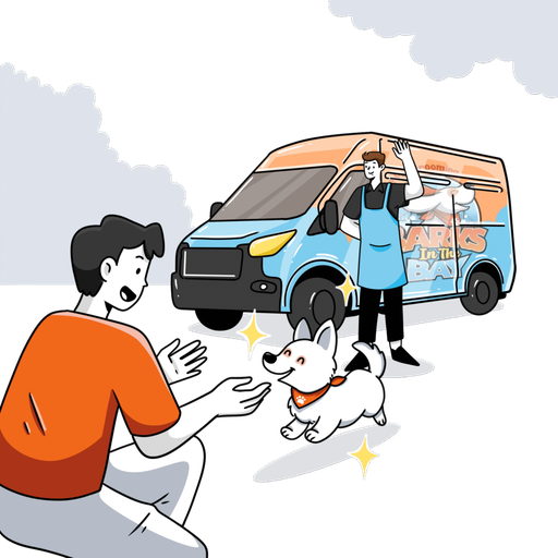 Barks in the Bay logo