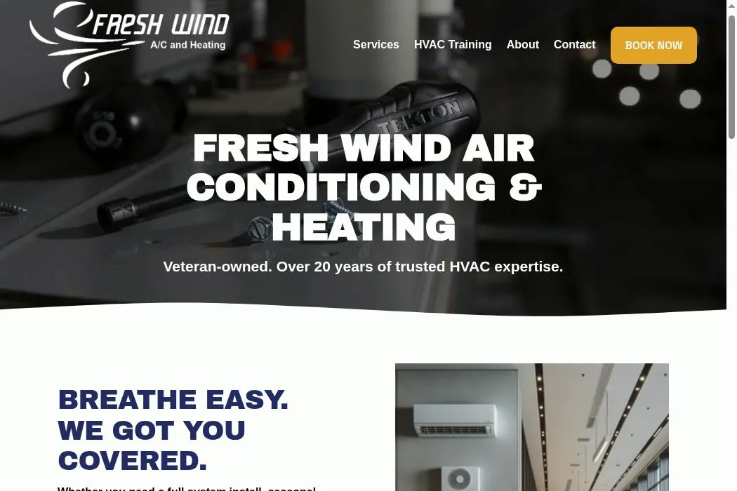 Fresh Wind Air Conditioning & Heating cover