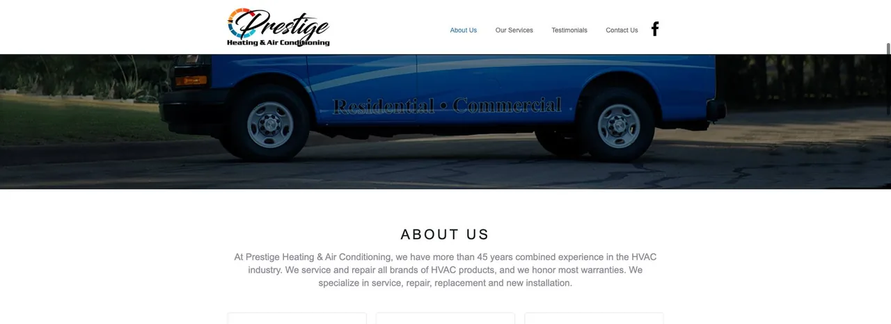 Prestige Heating & Air Conditioning cover