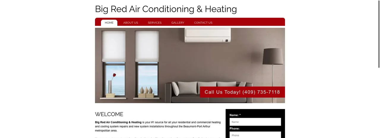 Big Red Air Conditioning & Heating cover