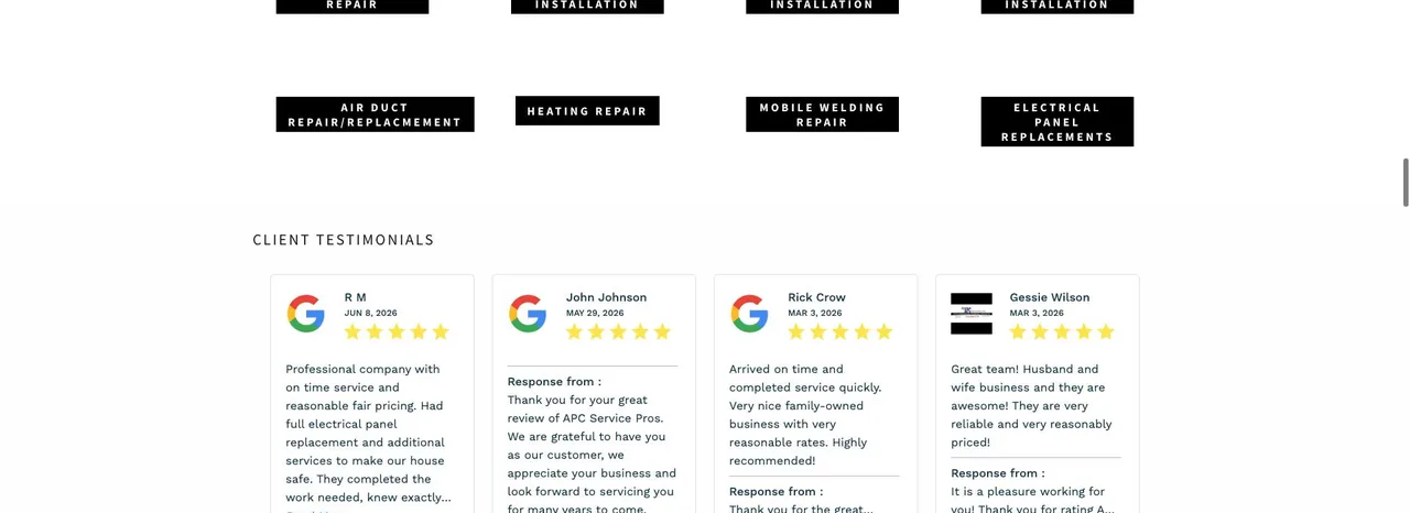 APC Service Pros cover