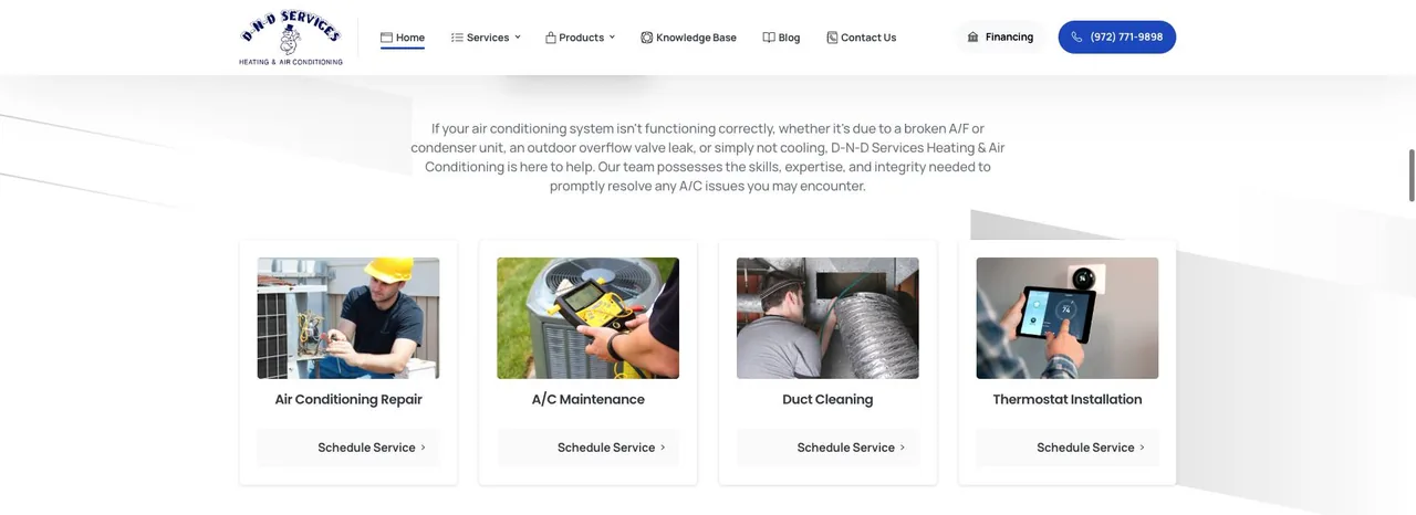 D‑N‑D Services Heating & Air Conditioning cover