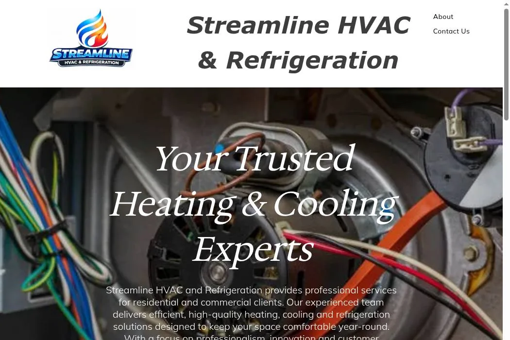 Streamline HVAC & Refrigeration cover