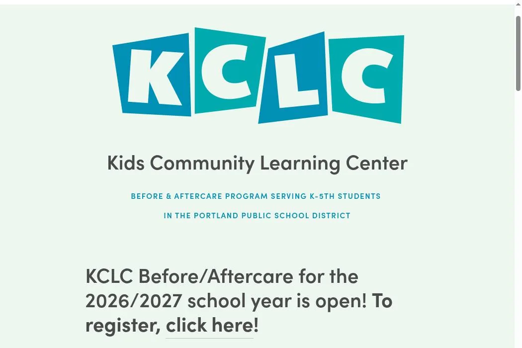 Kids Community Learning Center cover