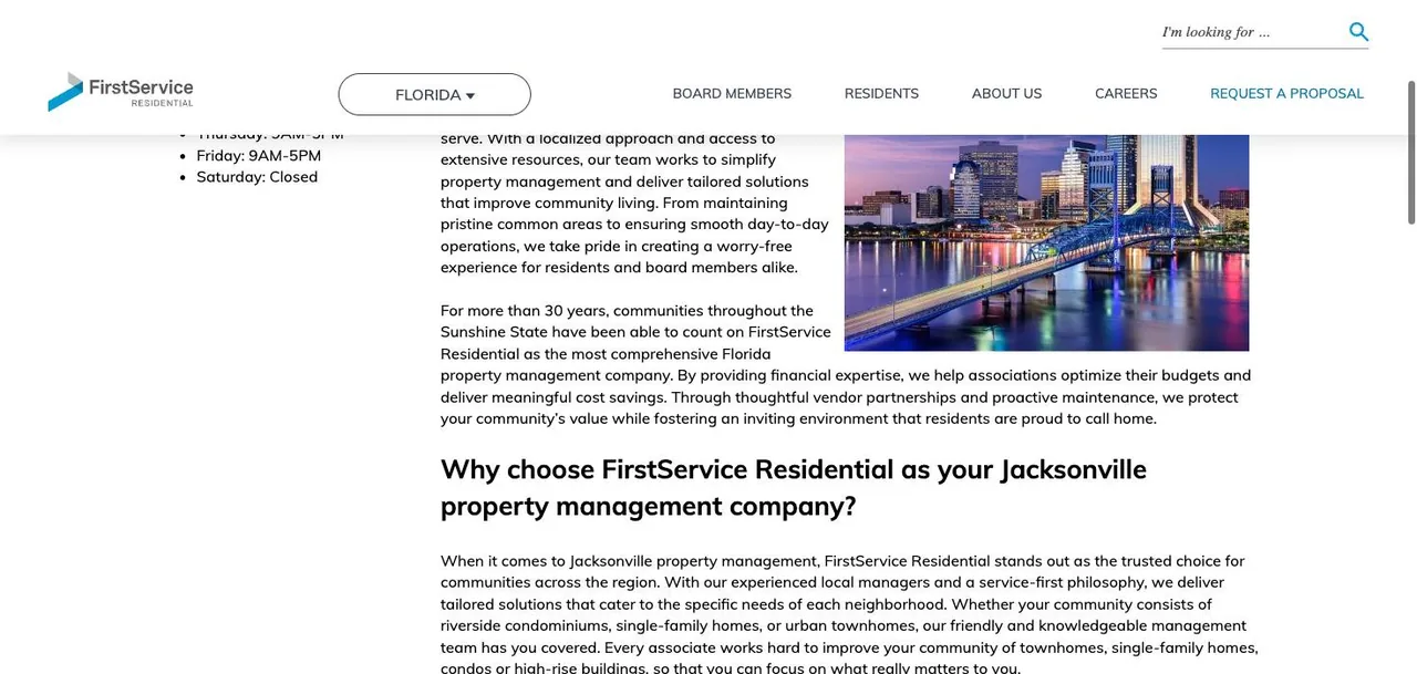 FirstService Residential cover