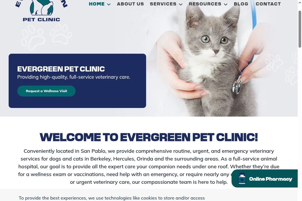 Evergreen Pet Clinic cover