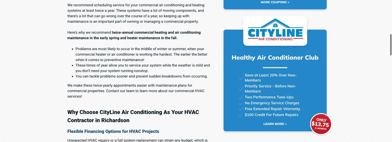 CityLine Air Conditioning cover