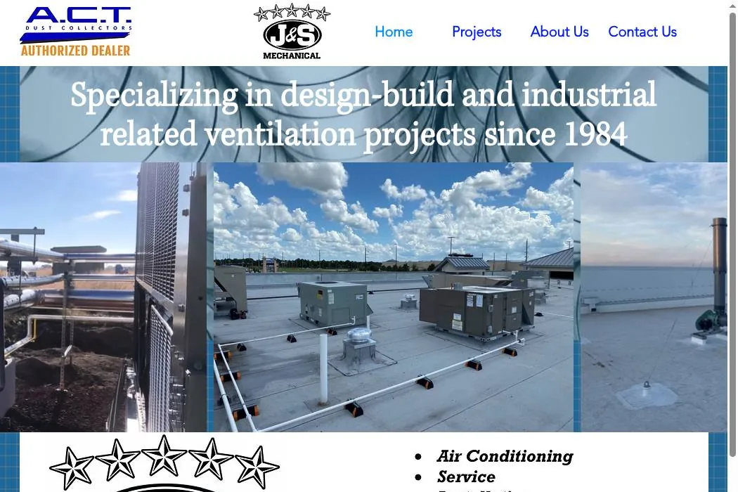 J&S Mechanical Contractors, Inc. cover