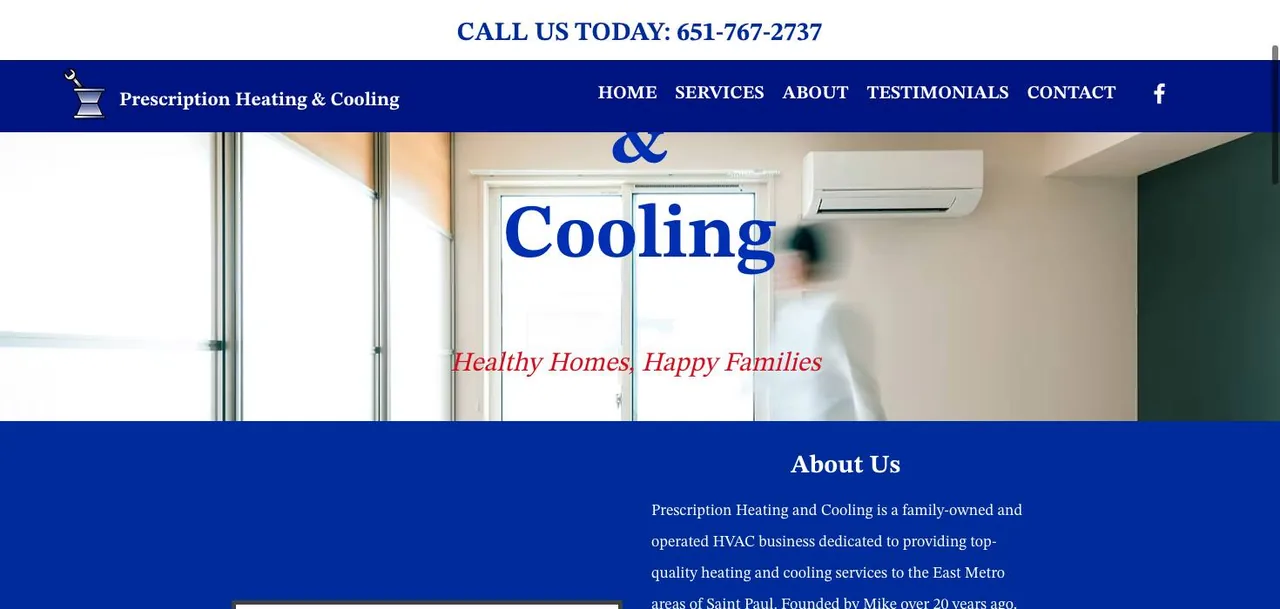 Prescription Heating & Cooling cover