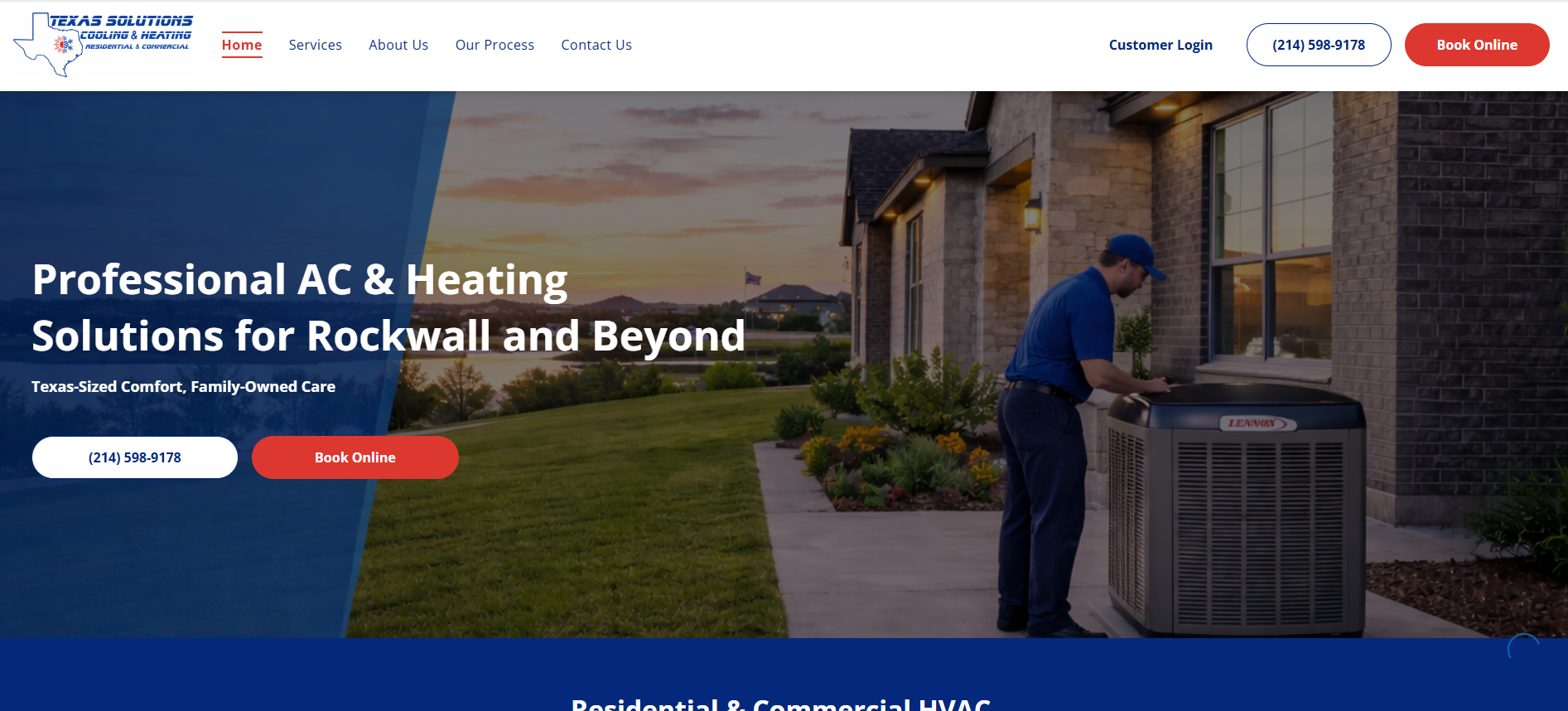 Texas Solutions Cooling & Heating logo
