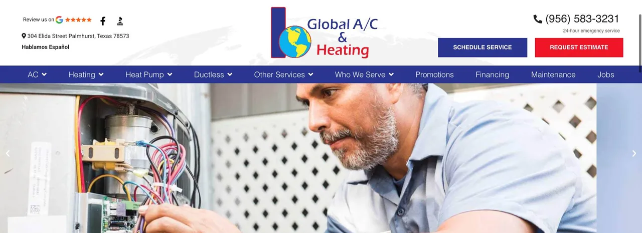 Global A/C & Heating LLC cover