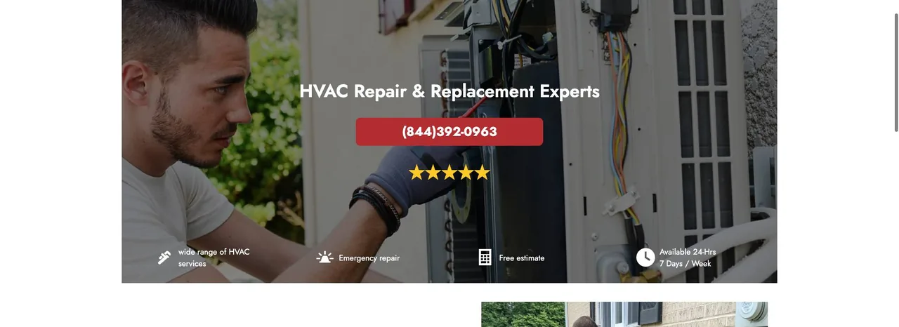 HVAC Repair & Replacement Experts cover