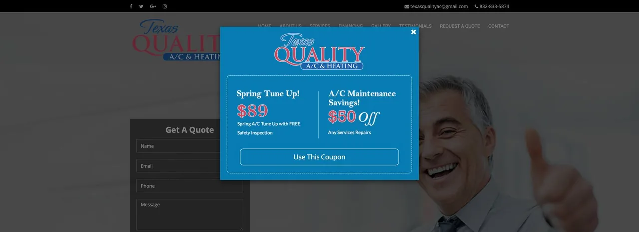 Texas Quality AC and Heating cover