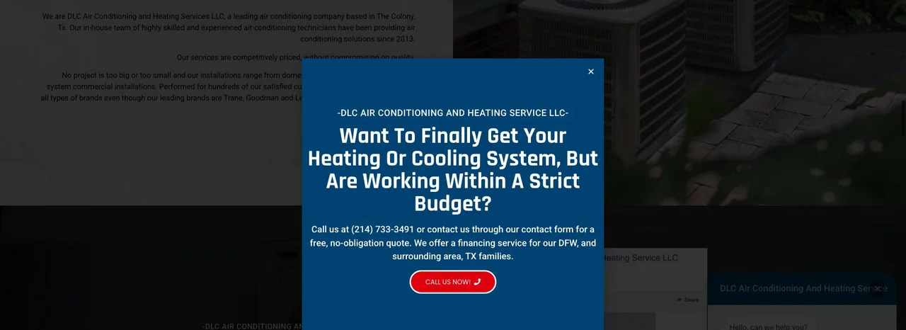 DLC Air Conditioning And Heating Service LLC cover