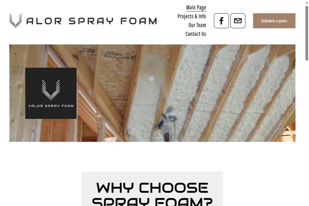 VALOR SPRAY FOAM cover