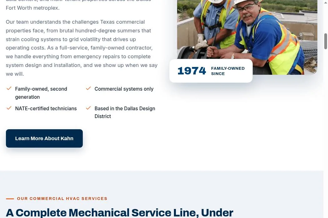 Kahn Mechanical Contractors cover