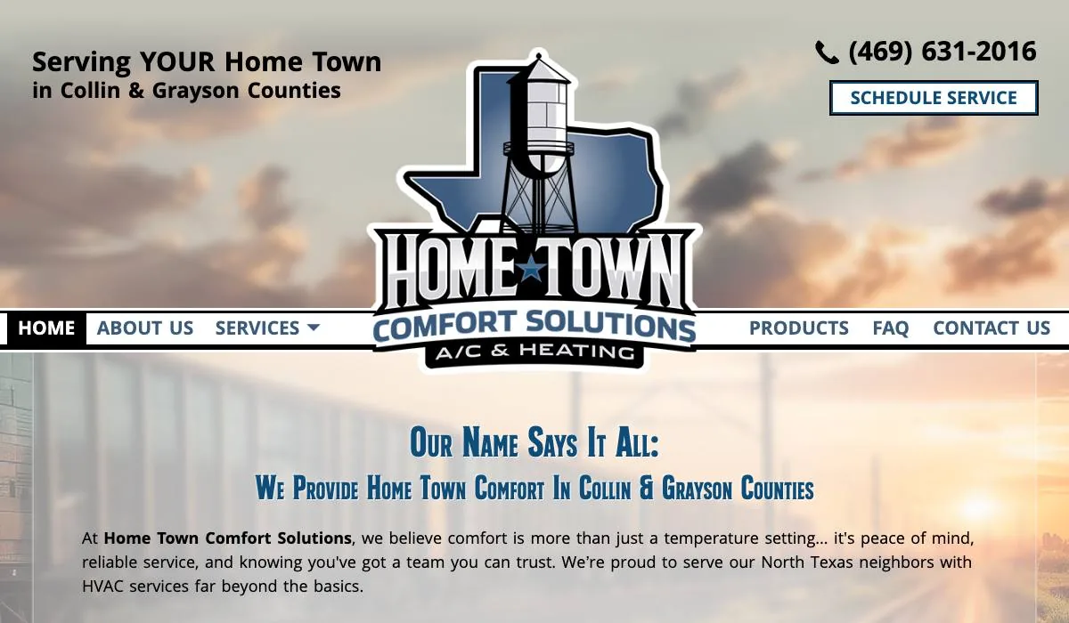 Home Town Comfort Solutions cover