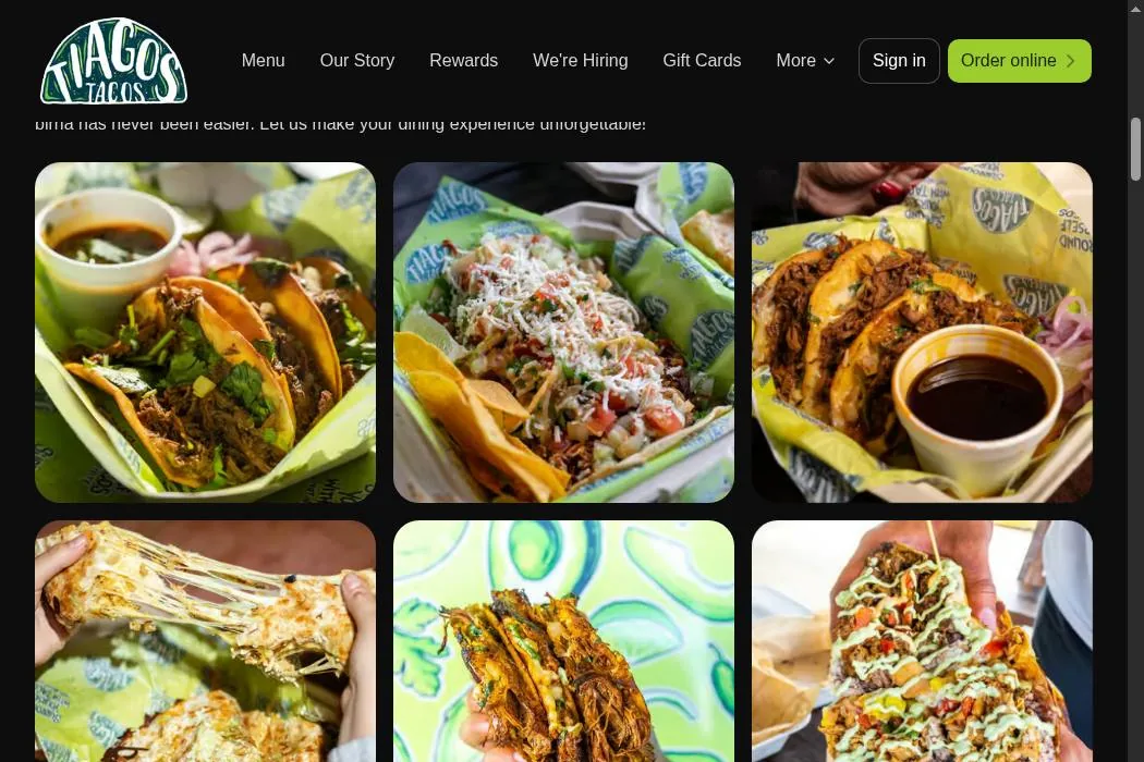 Tiagos Tacos cover