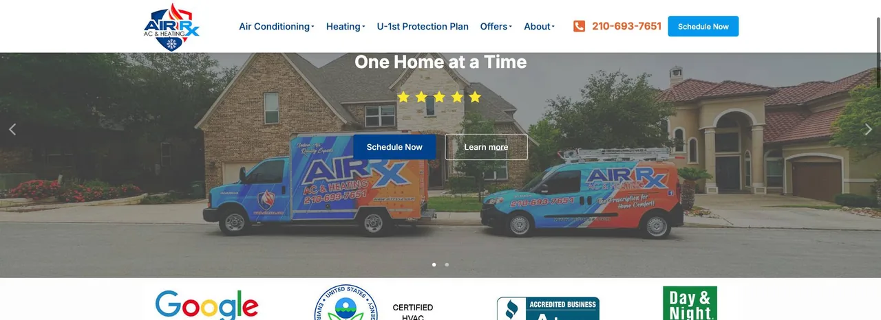 AirRx AC & Heating cover