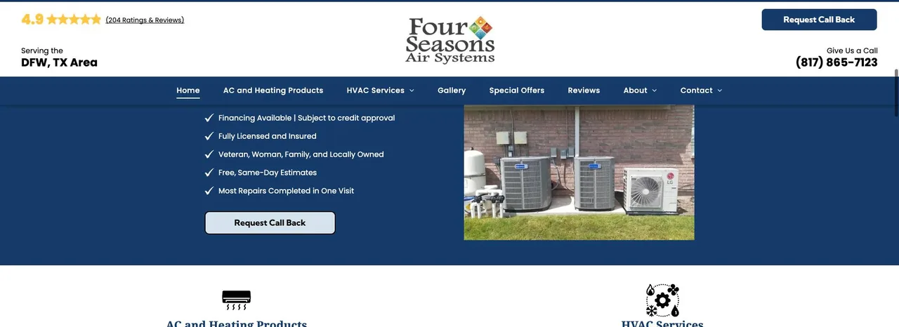 Four Seasons Air Systems cover