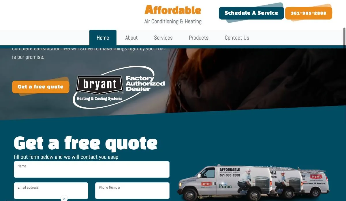 Affordable Air Conditioning & Heating cover