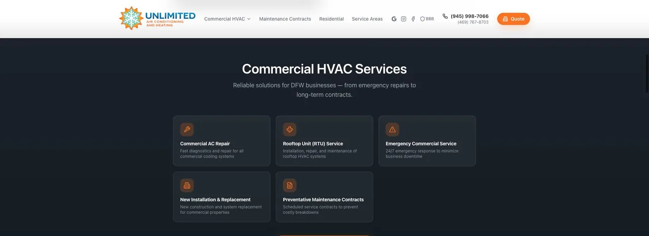 Unlimited Air Conditioning & Heating LLC cover