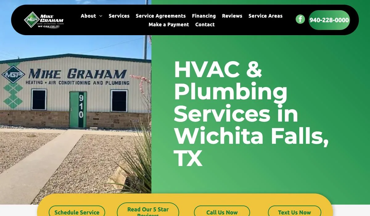 Mike Graham Heating, Air Conditioning & Plumbing cover