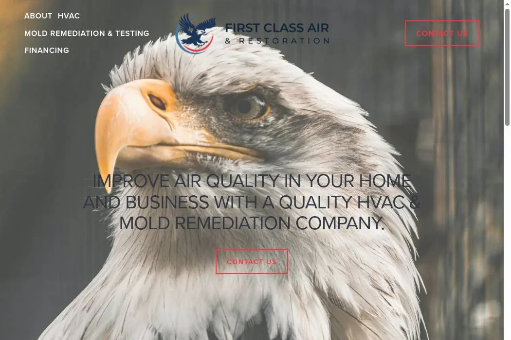 First Class Air & Restoration cover