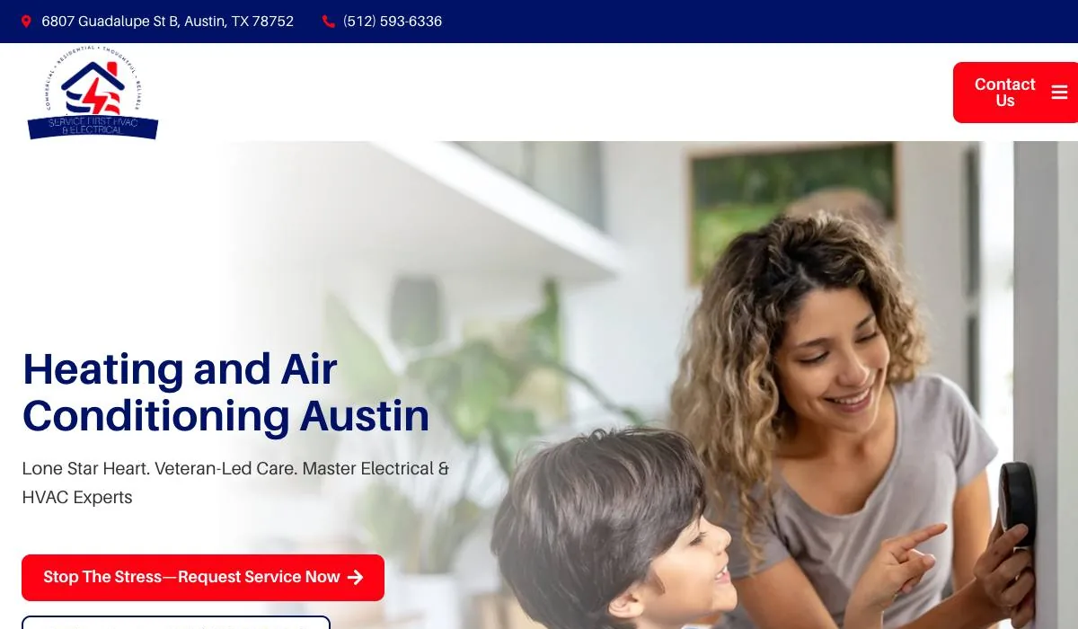 Service First HVAC & Electrical cover