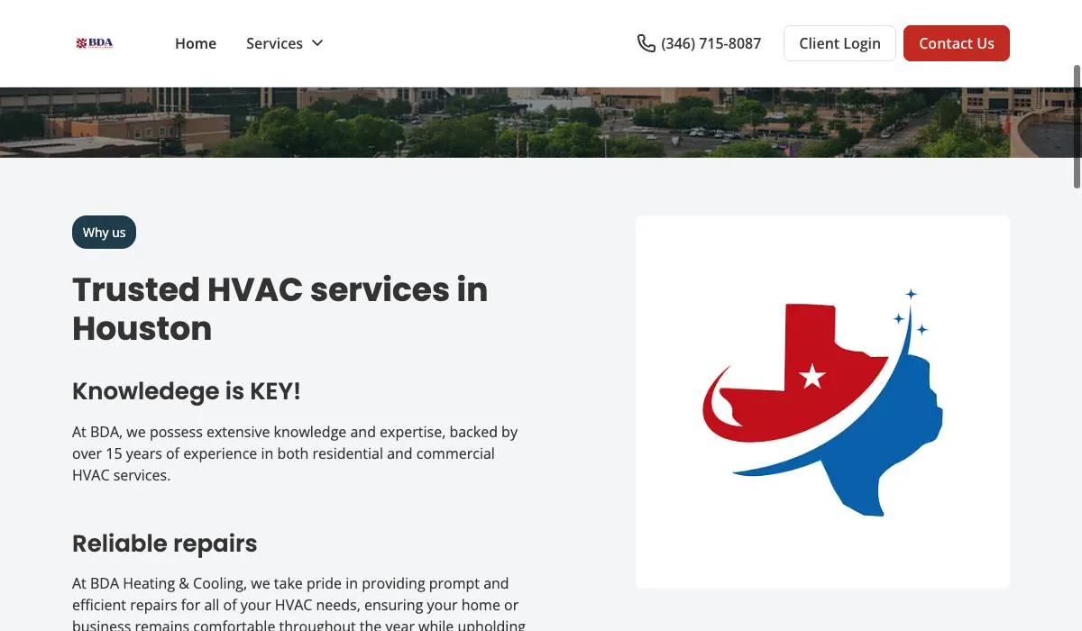 BDA Heating & Cooling, LLC cover