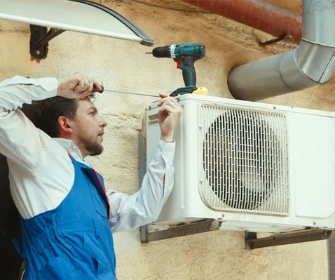 AEROCK AIR CONDITIONING AND HEATING logo