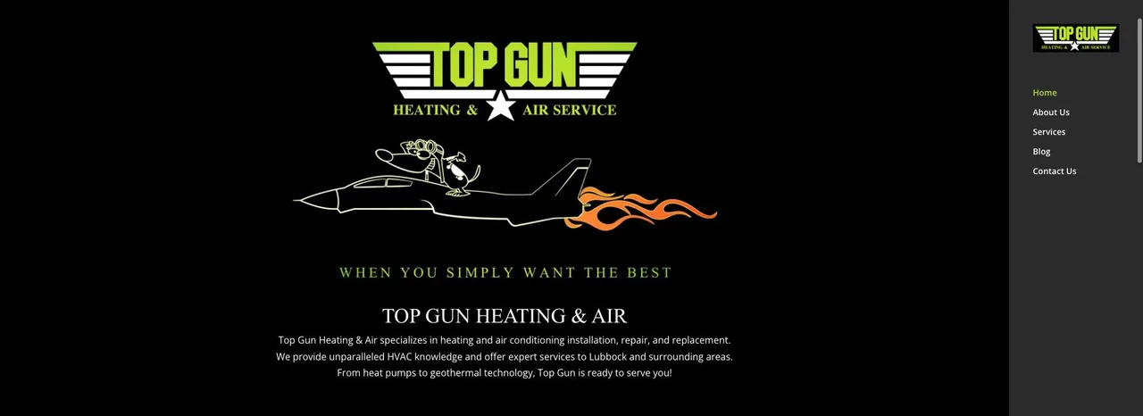 Top Gun Heating & Air cover
