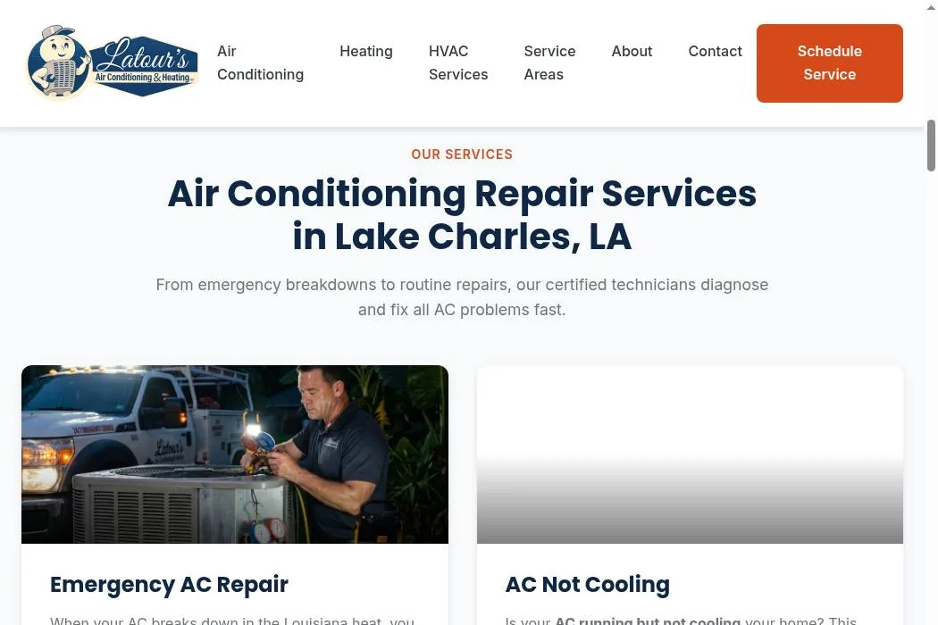 Latour's Air Conditioning & Heating, LLC cover