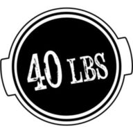40 LBS Coffee + Bar logo