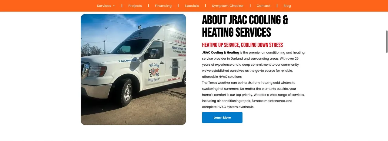 JRAC Cooling & Heating Services cover