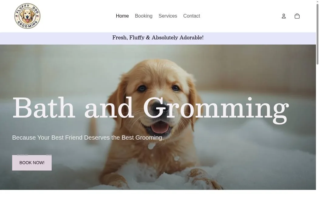 Fluffy Dog Grooming cover