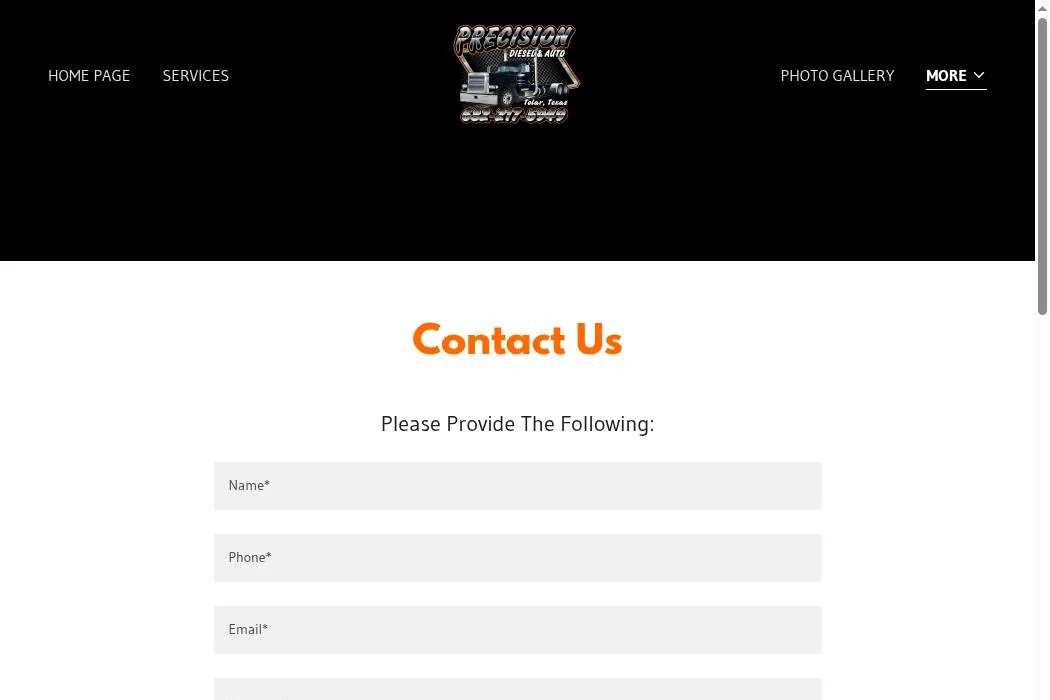 Precision Diesel & Automotive cover