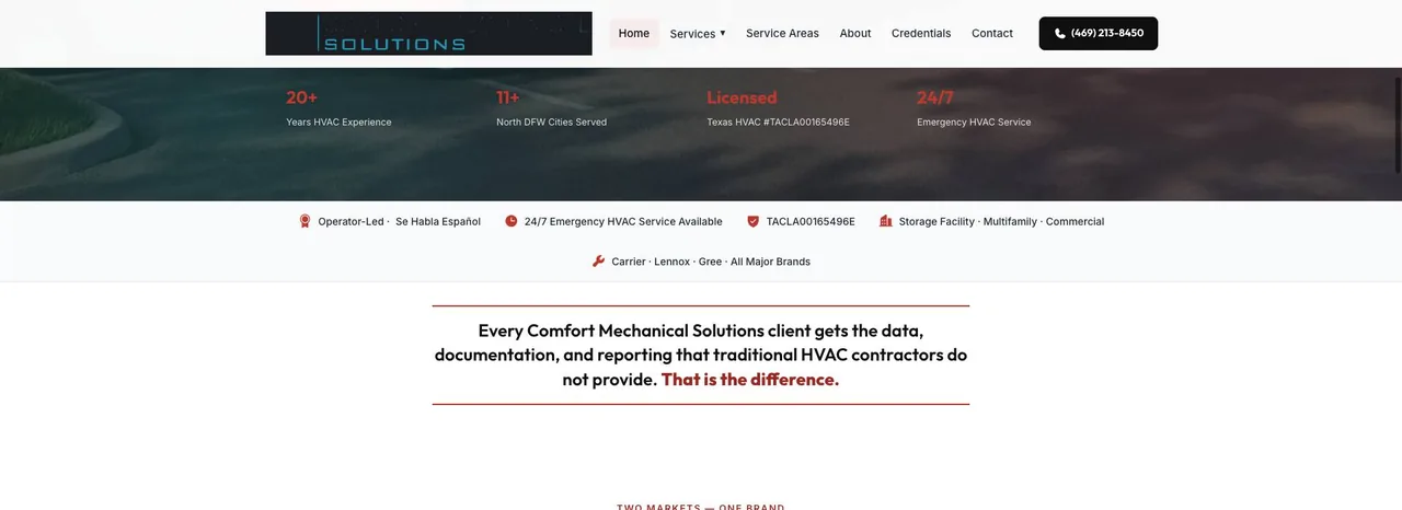 Comfort Mechanical Solutions LLC cover