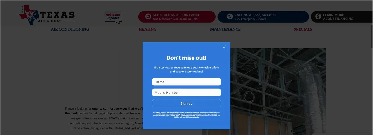 Texas Air & Heat cover