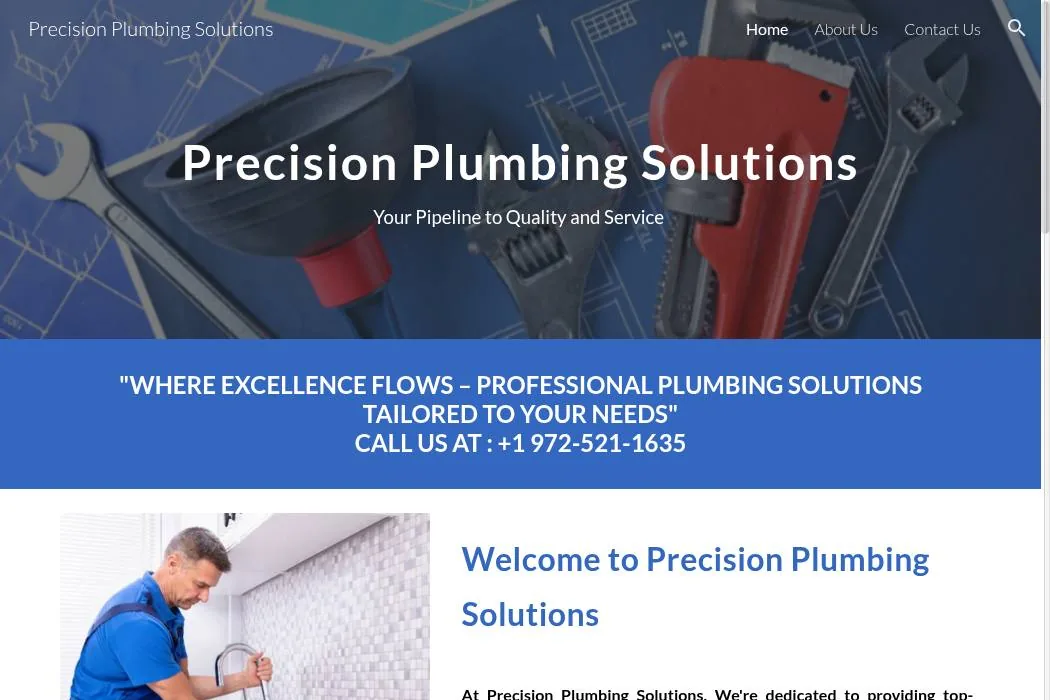 Precision Plumbing Solutions cover